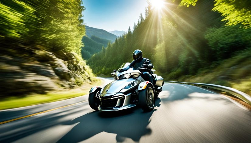 Hulme CanAm Spyder before jetting its way to the Goodwood Festival of Speed